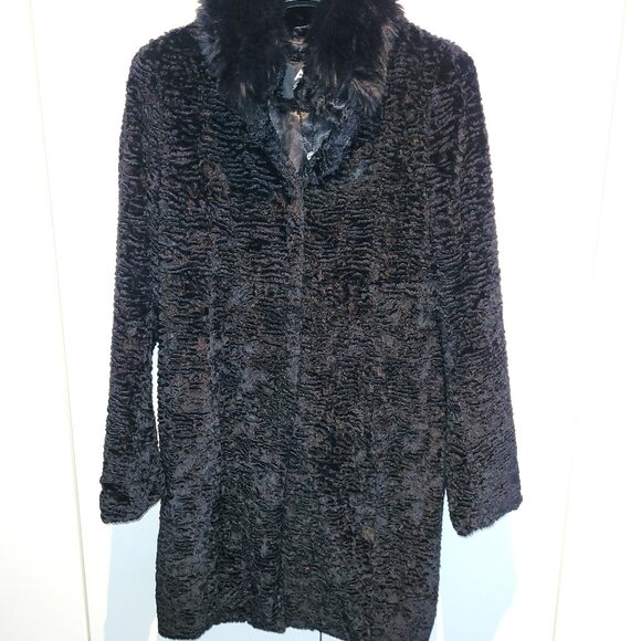 Vintage 90s ABS Faux Fur Coat Size XS - Picture 4 of 7